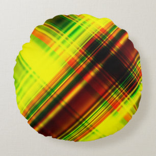abstrakter geometrischer Hintergrund Rundes Kissen