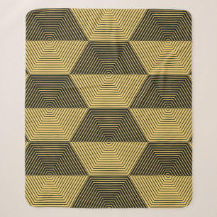 Abstrakter geometrischer Hintergrund. Sechseckgefl Sherpadecke