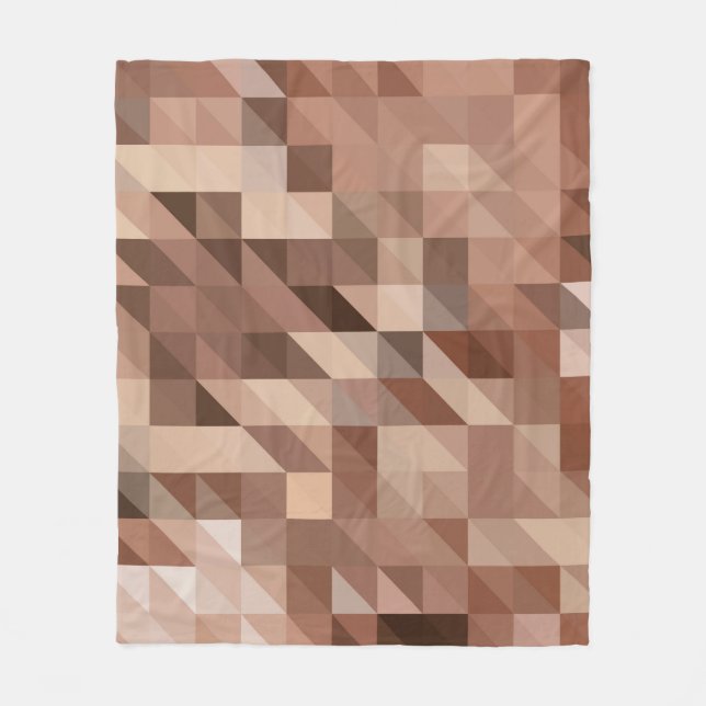 Abstrakter geometrischer Hintergrund sieht wie sti Fleecedecke (Vorderseite)