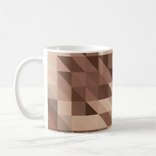 Abstrakter geometrischer Hintergrund sieht wie sti Kaffeetasse