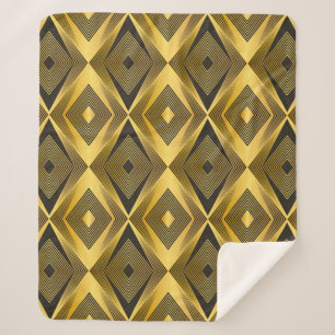 Abstrakter geometrischer Hintergrund. Vintage Art Sherpadecke