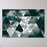 abstrakter geometrischer Untergrund mit Dreiecken;