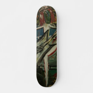 Abstrakter Gitarrist Skateboard