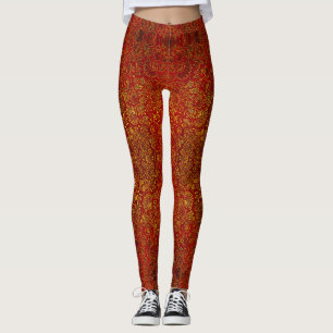 Abstrakter Glanz schöne kantige Bernsteinproben Leggings