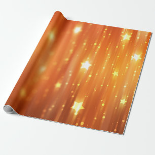 abstrakter glänzender orangefarbener Hintergrundab Geschenkpapier