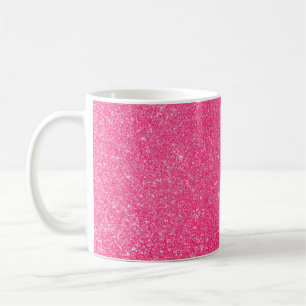 Abstrakter Glitter-Lichterhintergrund. unscharfer Kaffeetasse