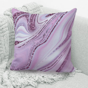 Abstrakter Glitzer Strata Lilac ID903 Kissen