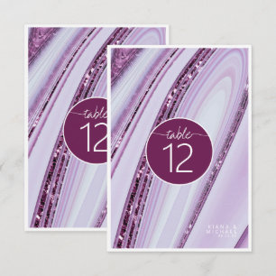 Abstrakter Glitzer Strata Tischnummer Plum ID903