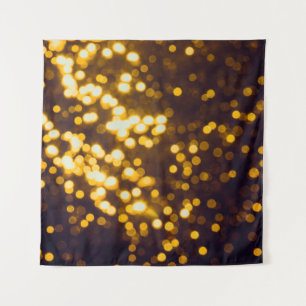 Abstrakter Goldbug mit schwarzem Hintergrund Wandteppich