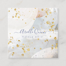 Abstrakter Goldener Glitzer Wasserfarben Makeup Ar