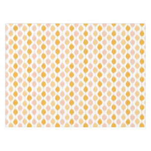 Abstrakter goldener ogee Musterhintergrund Tischdecke