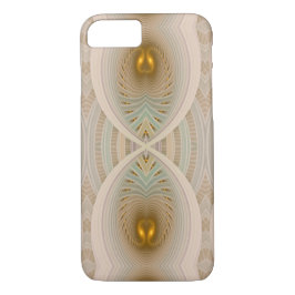 Abstrakter Goldhourglass-Traum innerhalb eines iPhone 8/7 Hülle