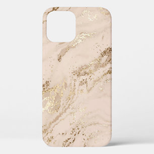 Abstrakter Goldmarmor mit Glitzer-Wellen Case-Mate iPhone Hülle