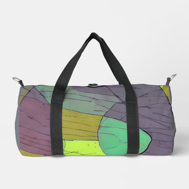 Abstrakter Gradient  Duffle Bag (Vorderseite)