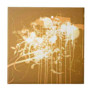 Abstrakter Graffiti Fliese