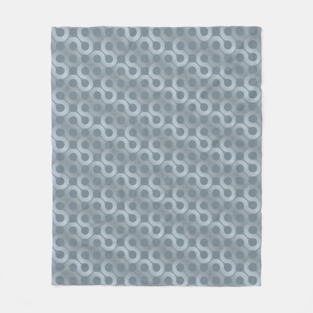 Abstrakter grauer Flusshintergrund Fleecedecke (Vorderseite)