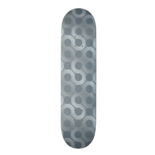 Abstrakter grauer Flusshintergrund Skateboard