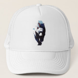 Abstrakter Grizzlybär in fett hues Truckerkappe