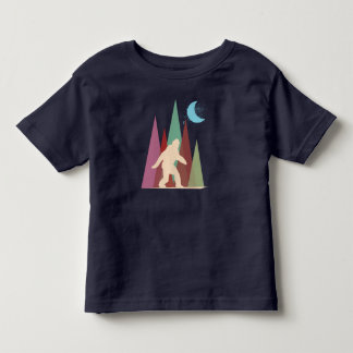 abstrakter großer Fuß Kleinkind T-shirt