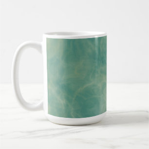 abstrakter grüner Marmor Kaffeetasse