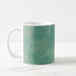 abstrakter grüner Marmor Kaffeetasse