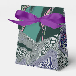 Abstrakter grüner Marmor Swirl Art Günstige Box Geschenkschachtel