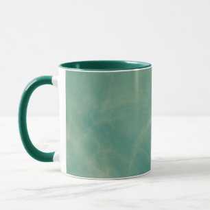 abstrakter grüner Marmor Tasse