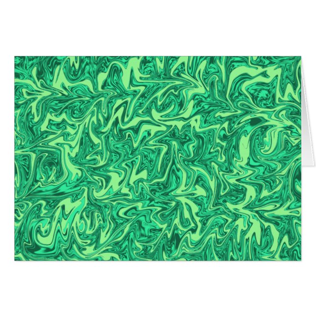 Abstrakter grüner Swirl (Vorderseite (Horizontal))