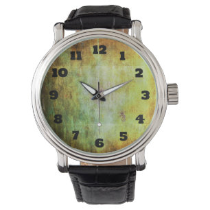 Abstrakter Grunge mit einer rauen Scratched Textur Armbanduhr