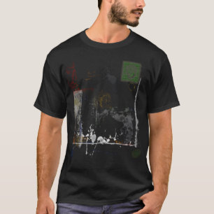 Abstrakter Grunge T-Shirt