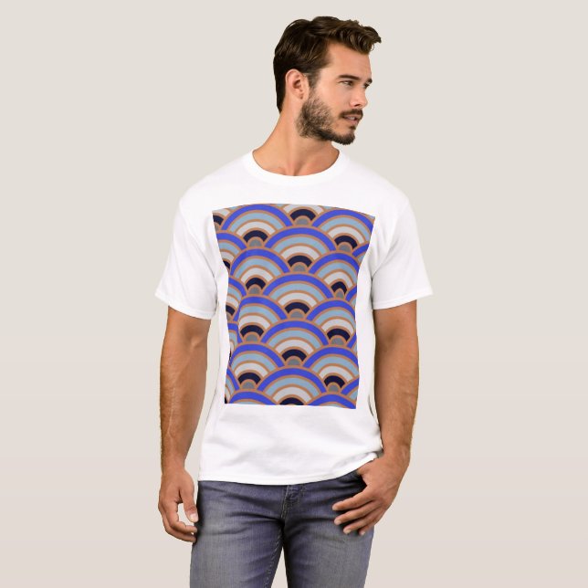 Abstrakter Halbkreis T-Shirt (Vorne ganz)