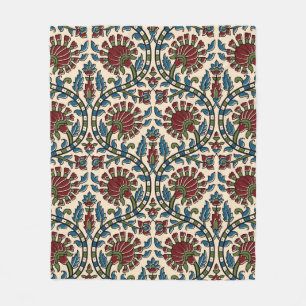 abstrakter Handblock, Druckhintergrunddesign Fleecedecke
