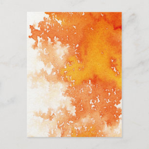 Abstrakter, handgemalter Aquarellhintergrund. 2 Postkarte