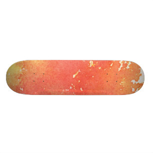 Abstrakter handgemalter Watercolorhintergrund Skateboard