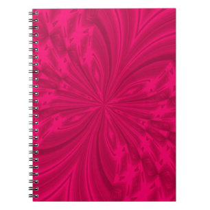 Abstrakter Himbeerrosa Notizblock