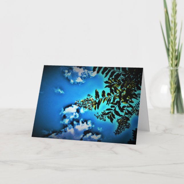 Abstrakter Himmel, Karte (Vorderseite)