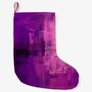 Abstrakter Hintergrund. 2d Abbildung. Digitaler Rü Kleiner Weihnachtsstrumpf