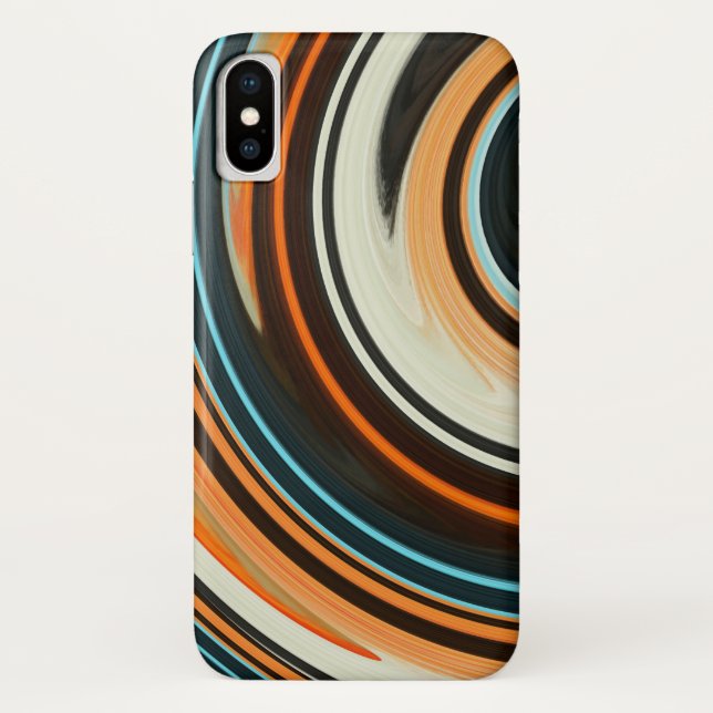 Abstrakter Hintergrund der bunten Spirale Case-Mate iPhone Hülle (Rückseite)