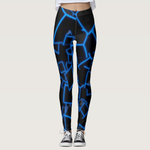 Abstrakter Hintergrund der Drehkreuze Leggings