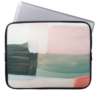 Abstrakter Hintergrund der modernen Kunst. Malerei Laptopschutzhülle