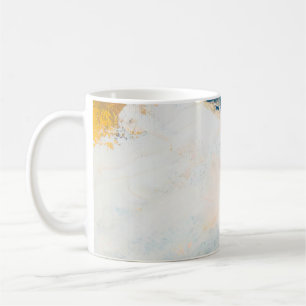 Abstrakter Hintergrund der Ölstruktur. Farbe auf d Kaffeetasse