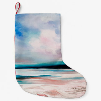 Abstrakter Hintergrund der Ölstruktur. Farbe auf d Kleiner Weihnachtsstrumpf