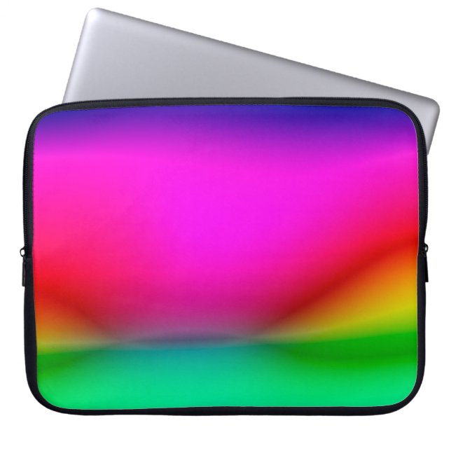 abstrakter Hintergrund der unscharfen Lichter, far Laptopschutzhülle (Vorderseite)