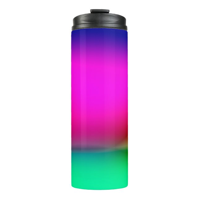 abstrakter Hintergrund der unscharfen Lichter, far Thermosbecher (Vorderseite)