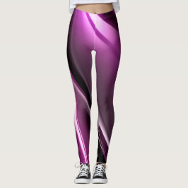 Abstrakter Hintergrund des lila Fraktals Leggings