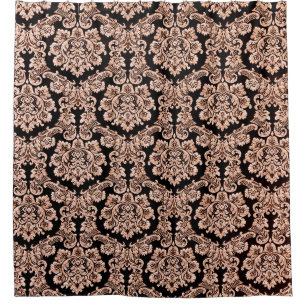 Abstrakter Hintergrund einer schweren, lila Brokat Duschvorhang