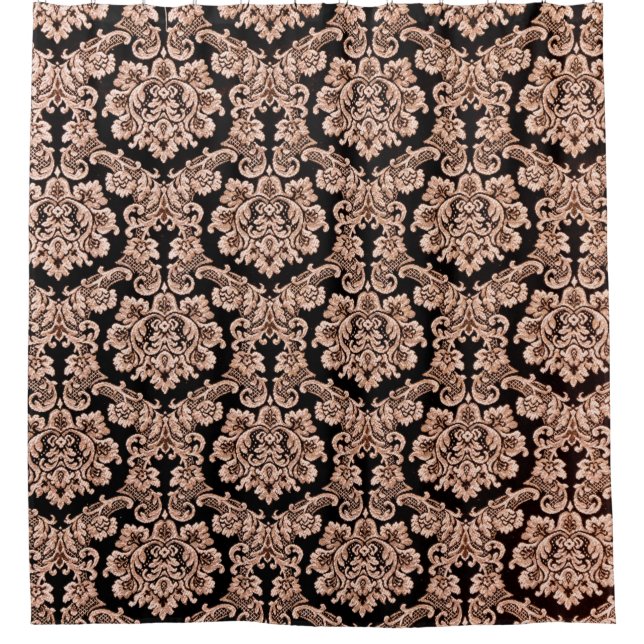 Abstrakter Hintergrund einer schweren, lila Brokat Duschvorhang (Vorderseite)