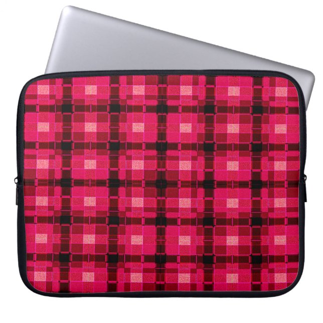 abstrakter Hintergrund. farbiges Webmuster. Modern Laptopschutzhülle (Vorderseite)