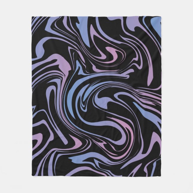 Abstrakter Hintergrund. Flüssiger Marmor. Grippe i Fleecedecke (Vorderseite)