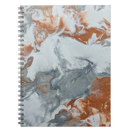 Abstrakter Hintergrund für die Gray Copper Acrylic Notizblock